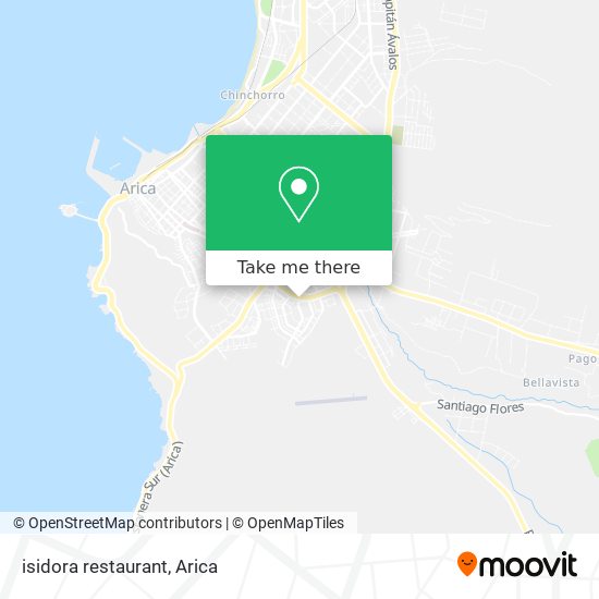 isidora restaurant map