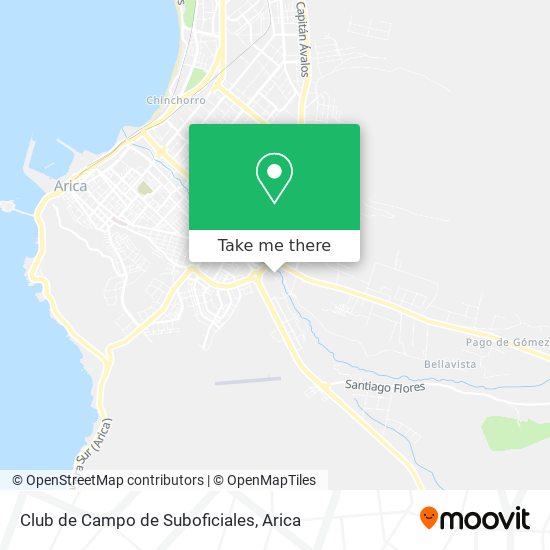 Mapa de Club de Campo de Suboficiales