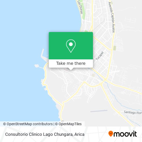 Mapa de Consultorio Clinico Lago Chungara