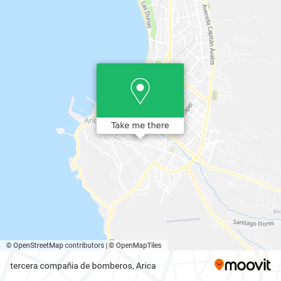 tercera compañia de bomberos map