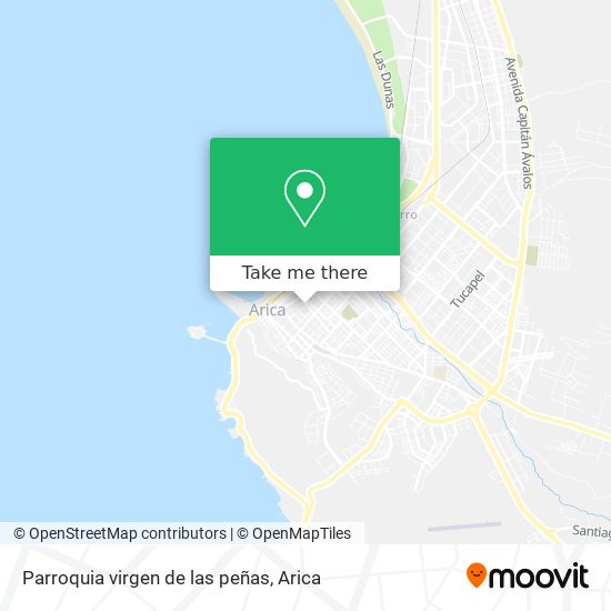 Parroquia virgen de las peñas map