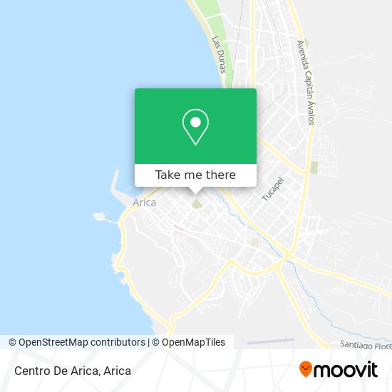 Mapa de Centro De Arica
