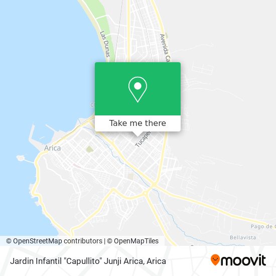 Jardin Infantil "Capullito" Junji Arica map