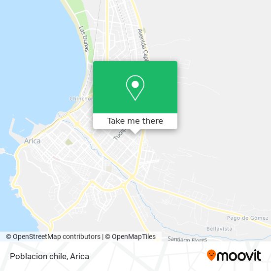 Mapa de Poblacion chile