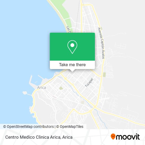 Centro Medico Clinica Arica map