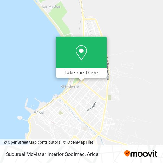 Sucursal Movistar Interior Sodimac map