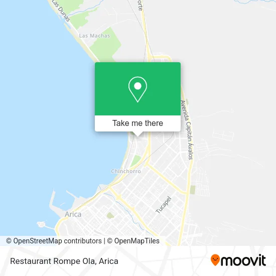 Restaurant Rompe Ola map