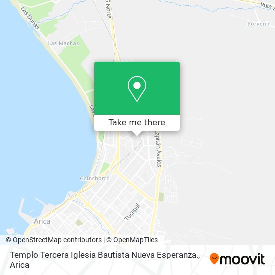 Templo Tercera Iglesia Bautista Nueva Esperanza. map