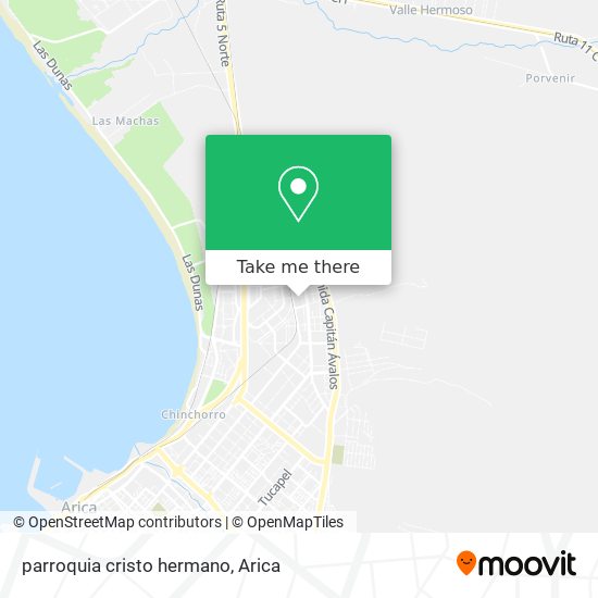 parroquia cristo hermano map