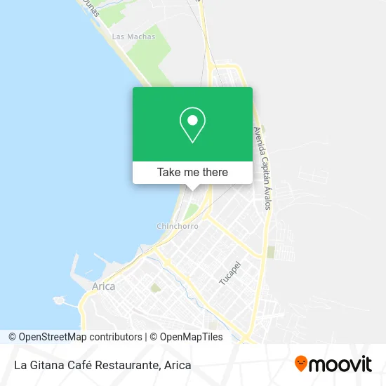 La Gitana Café Restaurante map