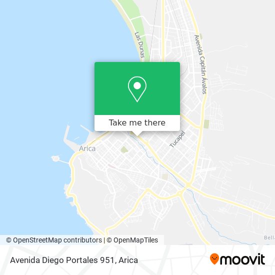 Avenida Diego Portales 951 map