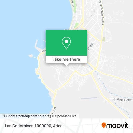 Mapa de Las Codornices 1000000