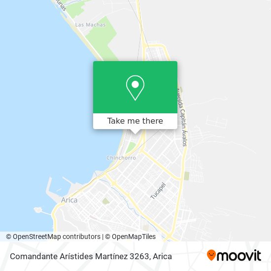 Comandante Arístides Martínez 3263 map