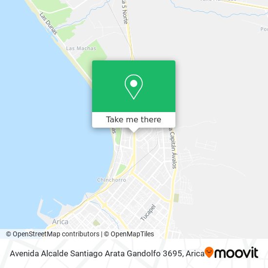 Mapa de Avenida Alcalde Santiago Arata Gandolfo 3695