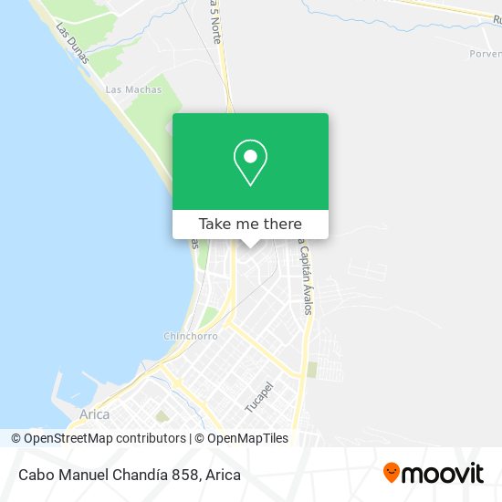 Mapa de Cabo Manuel Chandía 858
