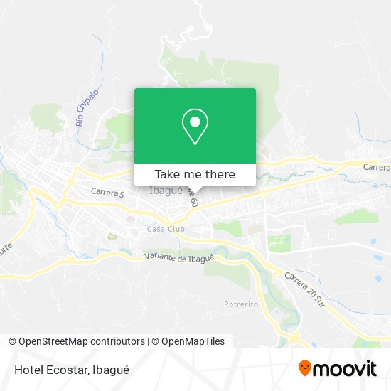 Hotel Ecostar map