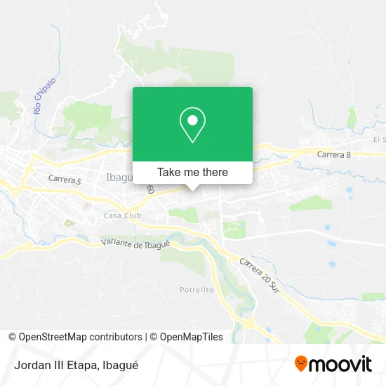 Mapa de Jordan III Etapa