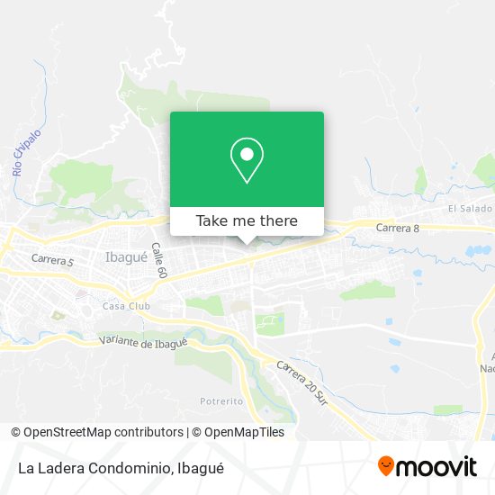 La Ladera Condominio map