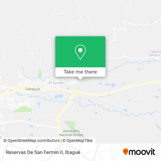 Reservas De San Fermin II map