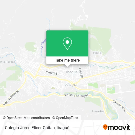 Mapa de Colegio Jorce Elicer Gaitan
