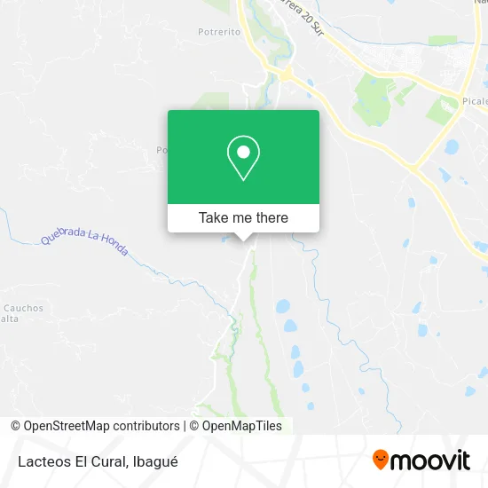 Mapa de Lacteos El Cural