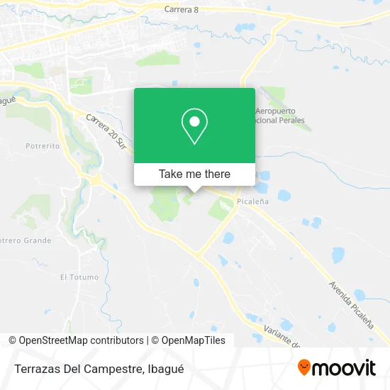 Mapa de Terrazas Del Campestre