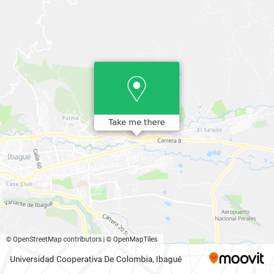 Universidad Cooperativa De Colombia map