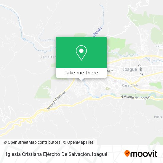 Iglesia Cristiana Ejército De Salvación map