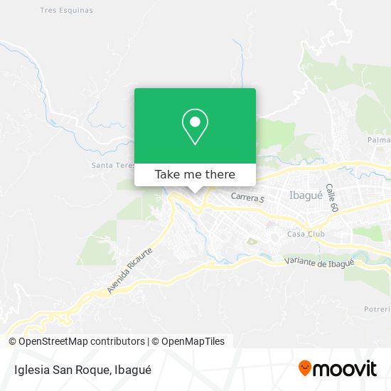 Mapa de Iglesia San Roque