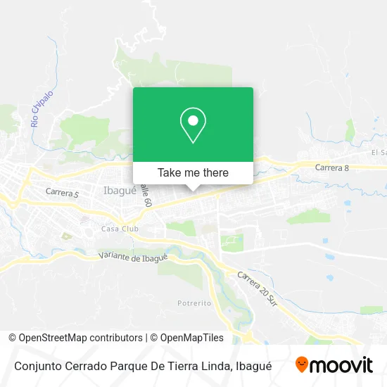 Mapa de Conjunto Cerrado Parque De Tierra Linda