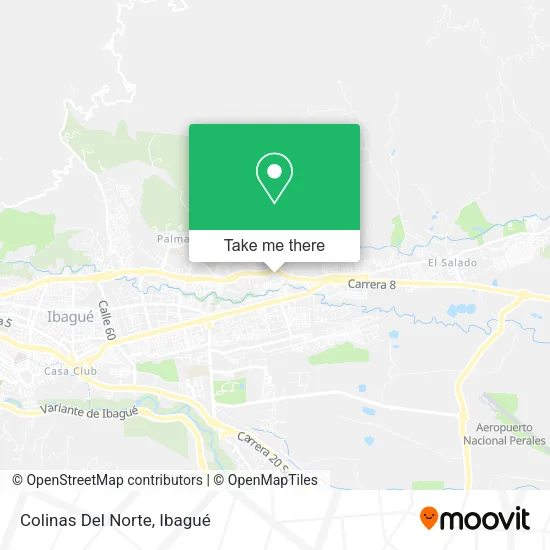 Mapa de Colinas Del Norte