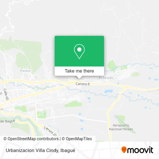 Mapa de Urbanizacion Villa Cindy