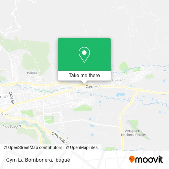 Mapa de Gym La Bombonera