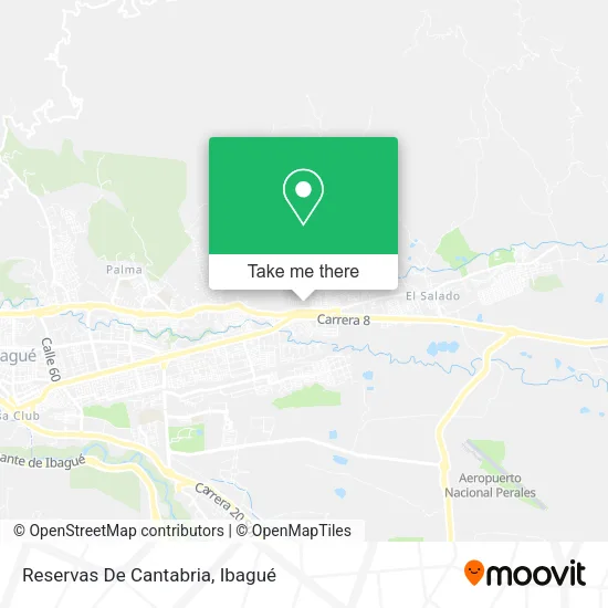 Mapa de Reservas De Cantabria