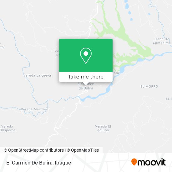 El Carmen De Bulira map