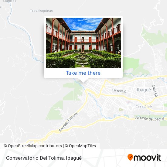 Conservatorio Del Tolima map