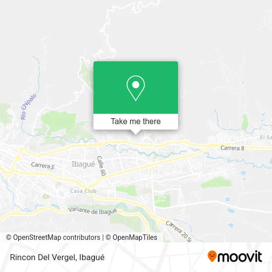 Mapa de Rincon Del Vergel