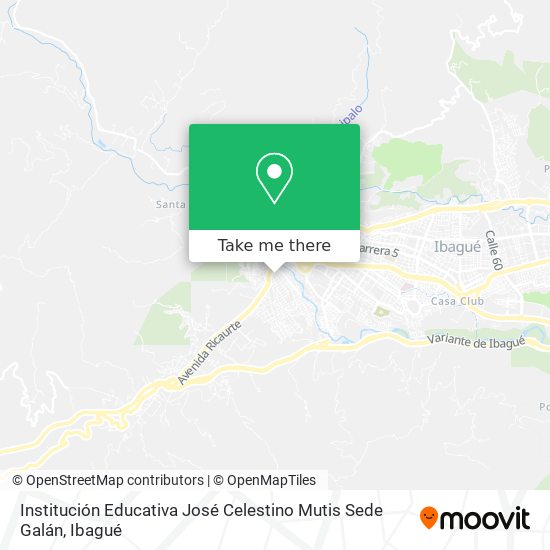 Institución Educativa José Celestino Mutis Sede Galán map