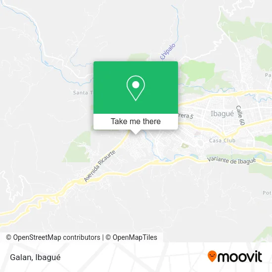 Mapa de Galan