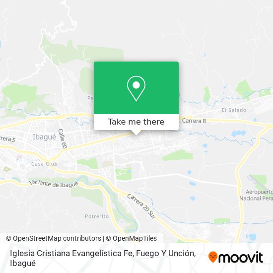 Iglesia Cristiana Evangelística Fe, Fuego Y Unción map