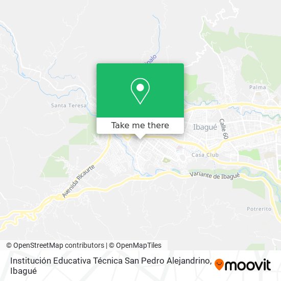Institución Educativa Técnica San Pedro Alejandrino map