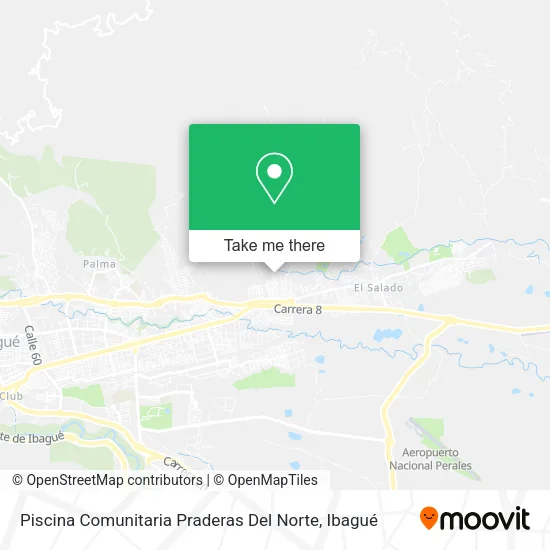Mapa de Piscina Comunitaria Praderas Del Norte