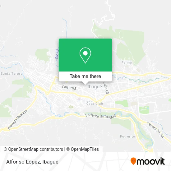 Mapa de Alfonso López