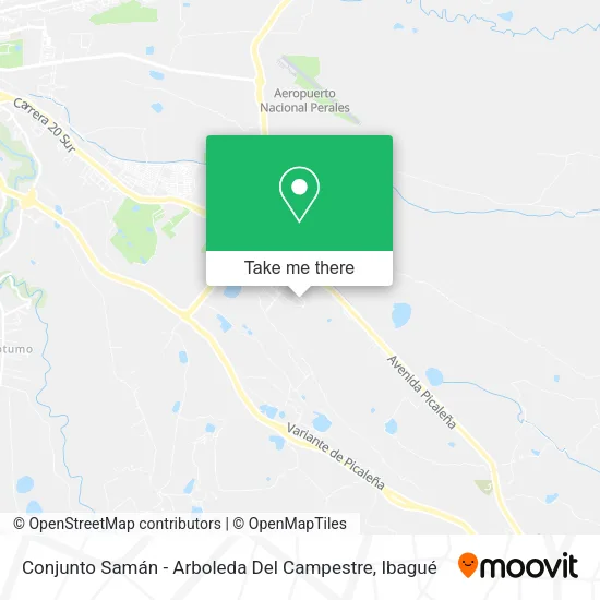 Mapa de Conjunto Samán - Arboleda Del Campestre
