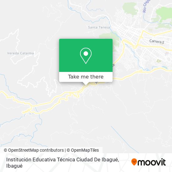 Mapa de Institución Educativa Técnica Ciudad De Ibagué