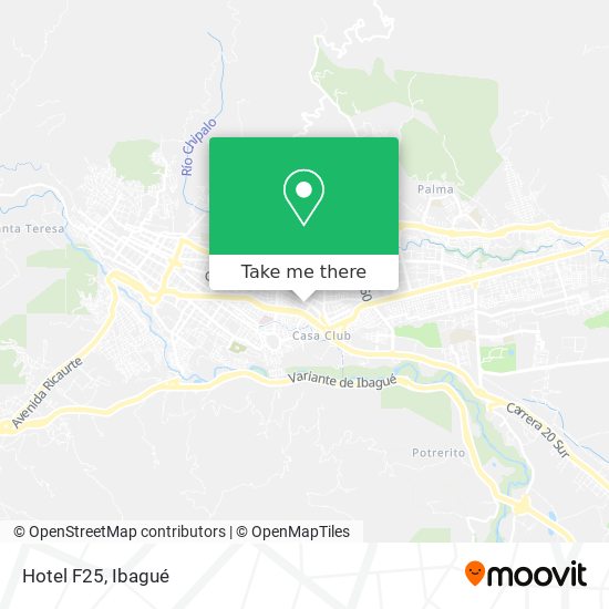 Hotel F25 map