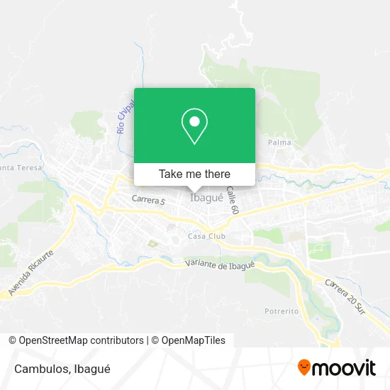 Mapa de Cambulos