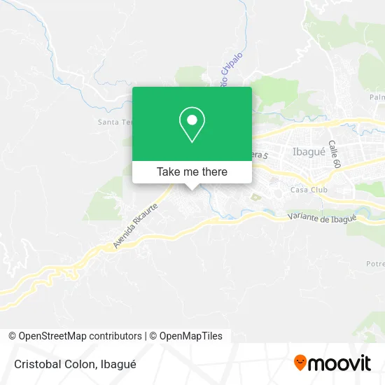 Mapa de Cristobal Colon