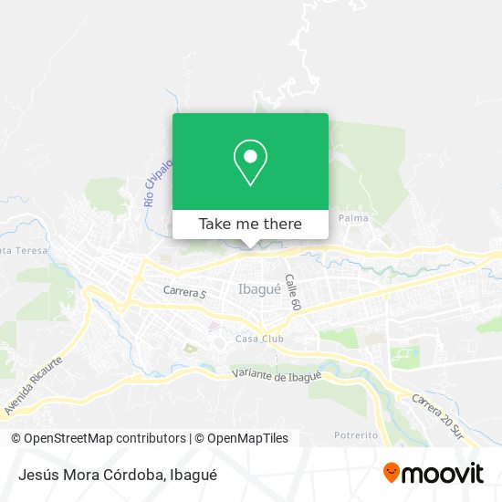 Jesús Mora Córdoba map