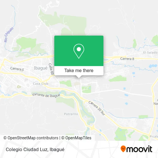 Mapa de Colegio Ciudad Luz